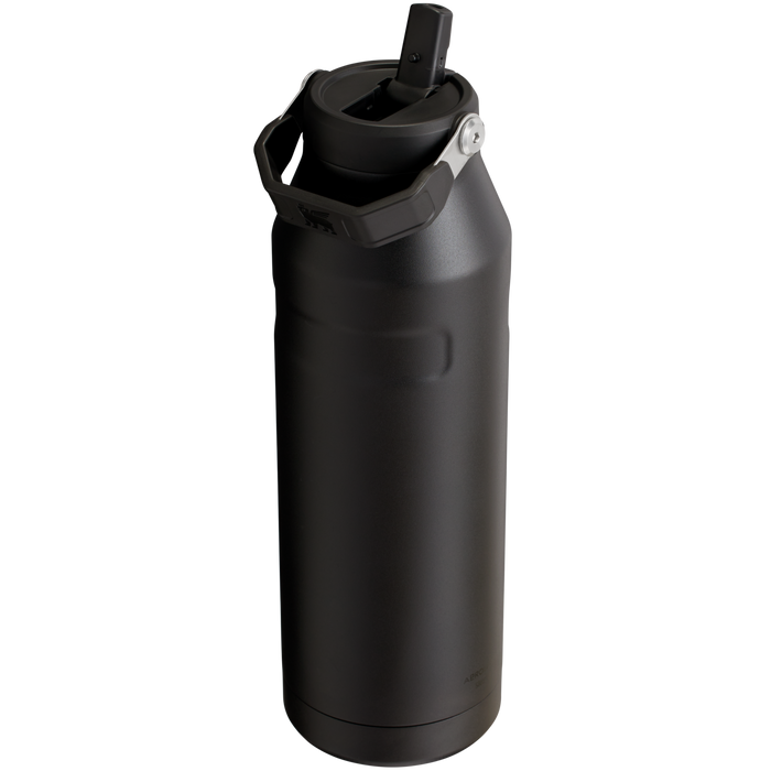 Stanley IceFlow Aerolight stainless steel water bottle in Black with Flip Straw
