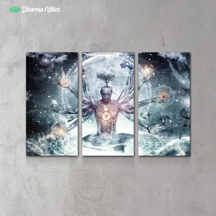 The Neverending Dreamer by Cameron Gray 3-Piece Canvas