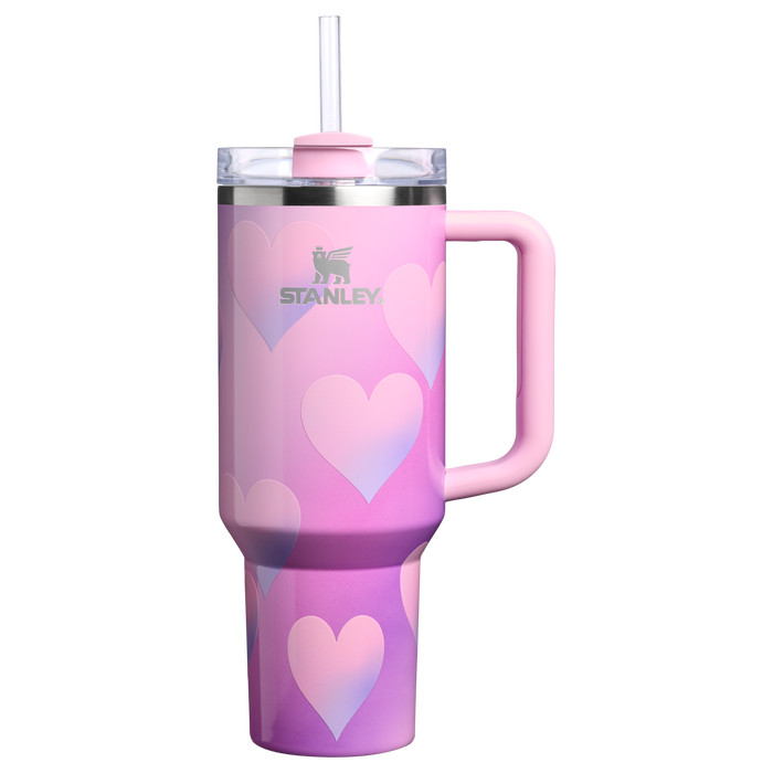 Powder Pink Heart Gradient