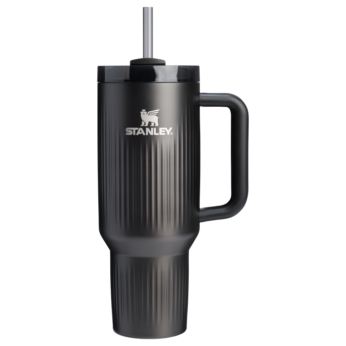 Stanley 40 OZ Quencher Fluted Insulate Tumbler In Black