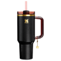 Stanley 40 OZ Quencher Luxe Tumbler In Black Snakeskin
