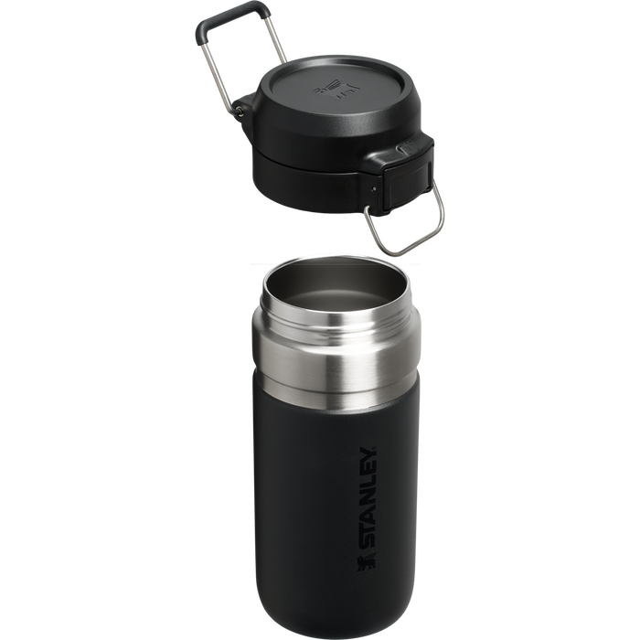 Stanley 16 OZ Quick Flip Go Water Bottle In Black