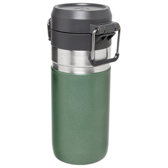 Stanley 16 OZ Quick Flip Go Water Bottle In Hammertone Green