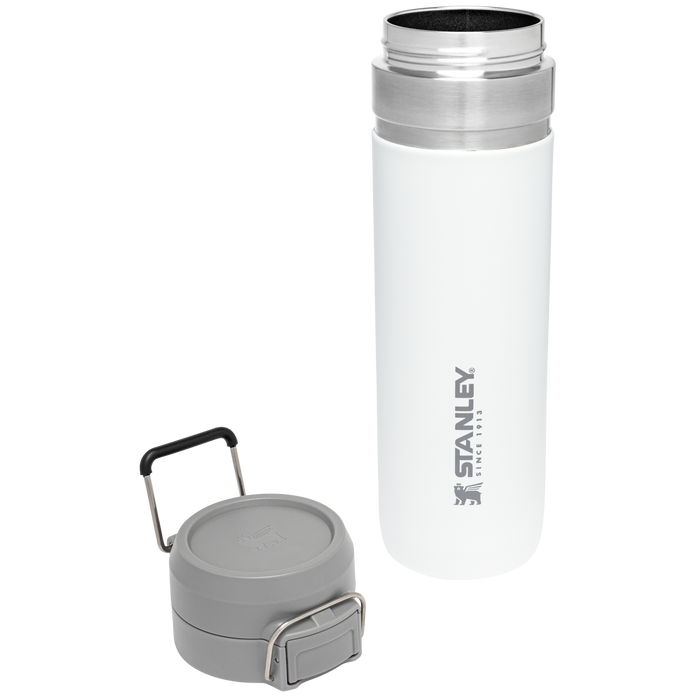 Stanley 24 oz Click Flip Leakproof Bottle in Polar White