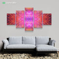 The Red Psychocosmos by YantrArt 5-Piece Canvas