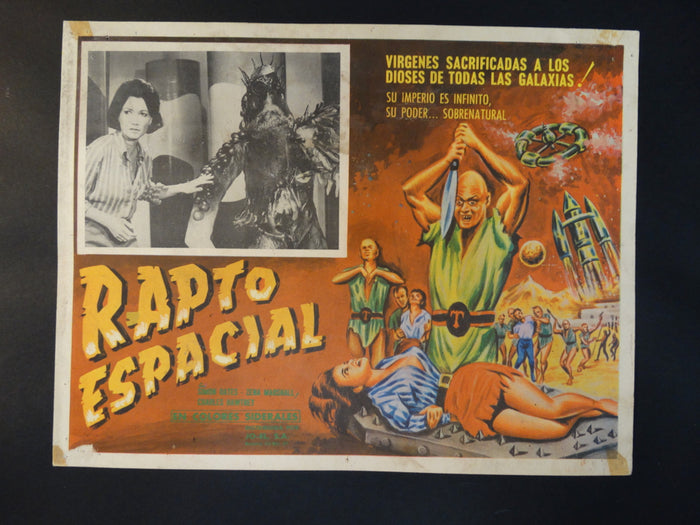 THE TERRORNAUTS 1967 (Rapto Espacial) Vintage lobby card