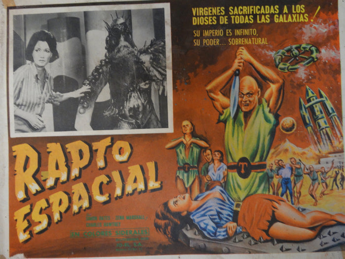 THE TERRORNAUTS 1967 (Rapto Espacial) Vintage lobby card