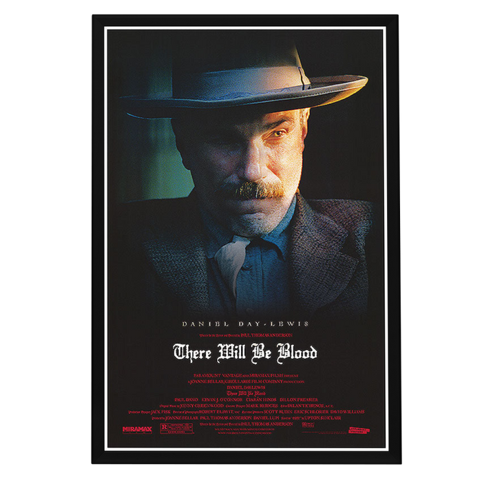 "There Will Be Blood" (2007) Framed Movie Poster