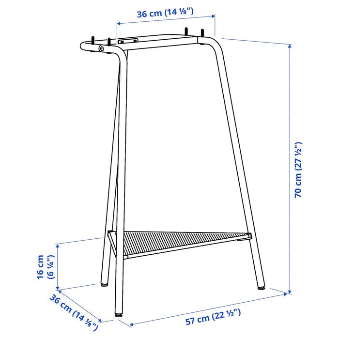 TILLSLAG Trestle, White metal