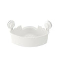 TISKEN Corner shelf unit with suction cup, White