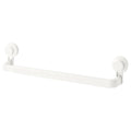 TISKEN Towel rack with suction cup, White