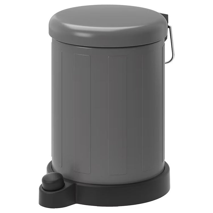 TOFTAN Waste bin, grey, 4l