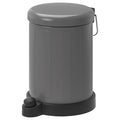 TOFTAN Waste bin, grey, 4l