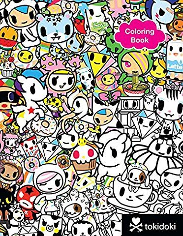 TOKIDOKI Coloring Book - SCRAPBOOKFARE