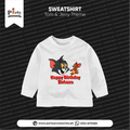 TOM AND JERRY THEME CUSTOMIZED WHITE SWEAT WHITE