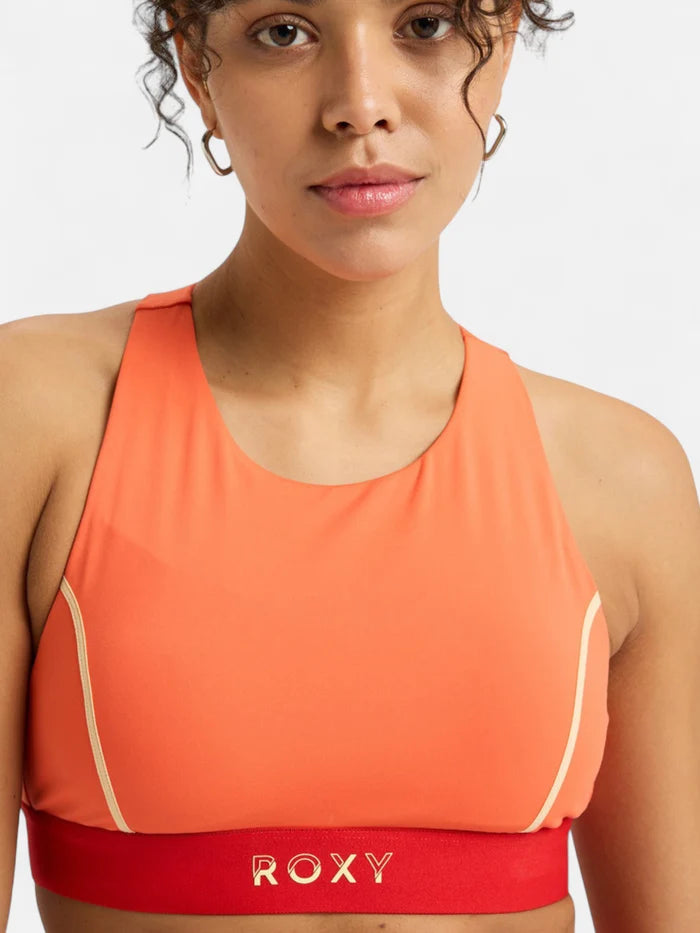 Top Deportivo Roxy Mujer Bold Moves 2.0 Naranja