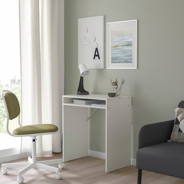 TORALD Desk, white, 65x40cm