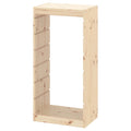 TROFAST Frame, 46x30x94cm, Light white stained pine