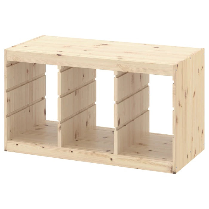 TROFAST Frame, 99x44x56cm, Light white stained pine