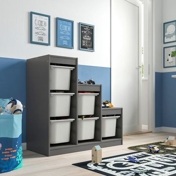 TROFAST Frame, Grey, 99x44x94cm 3 Step