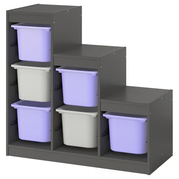 TROFAST Frame, Grey, 99x44x94cm 3 Step