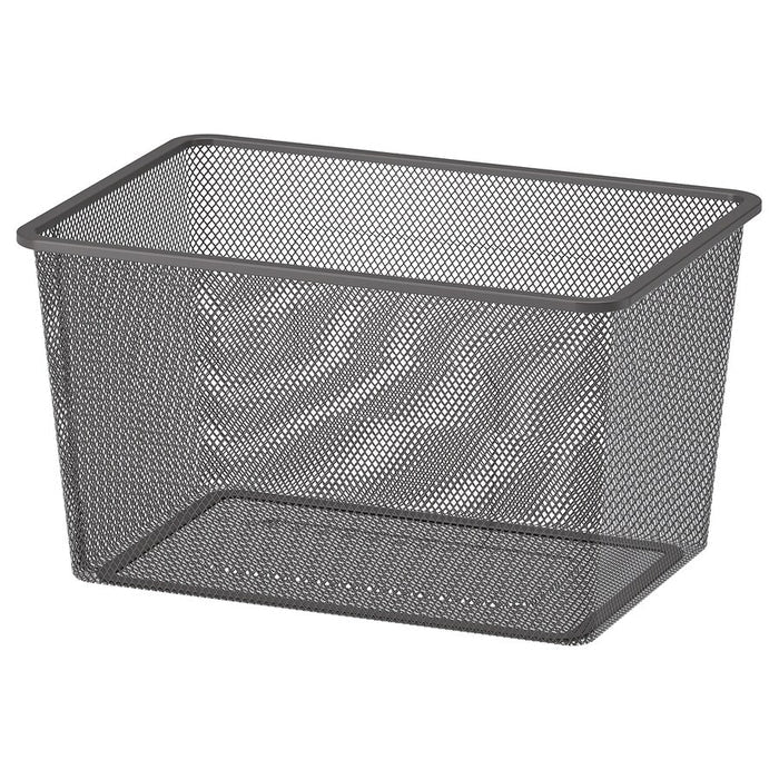 TROFAST Mesh storage box, Dark grey, 42x30x23cm