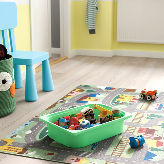 TROFAST Storage box, Light green, 42x30x10cm