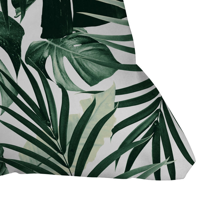 TROPICAL JUNGLE LEAVES 4 THROW PILLOW