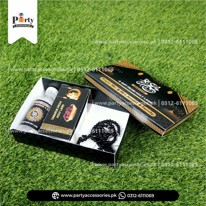 Umrah Tabaruk formal box Packaging | Umrah Giveaway corporate boxes