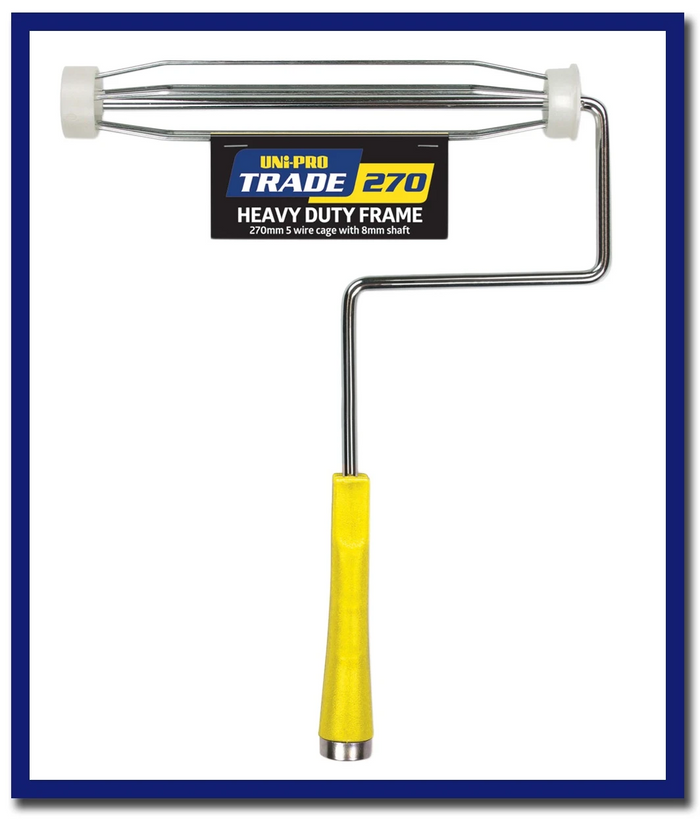UNi-PRO Trade Heavy Duty Frame Range Yellow Handle - 1 Unit - Stone Doctor Australia - Painting Equipment > Tools > Roller Frames