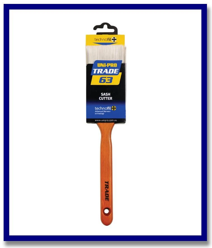 UNi-PRO Trade Sash Cutter Brush - 1 Pc - Stone Doctor Australia - Painting Equipment > Application > Sash Brush