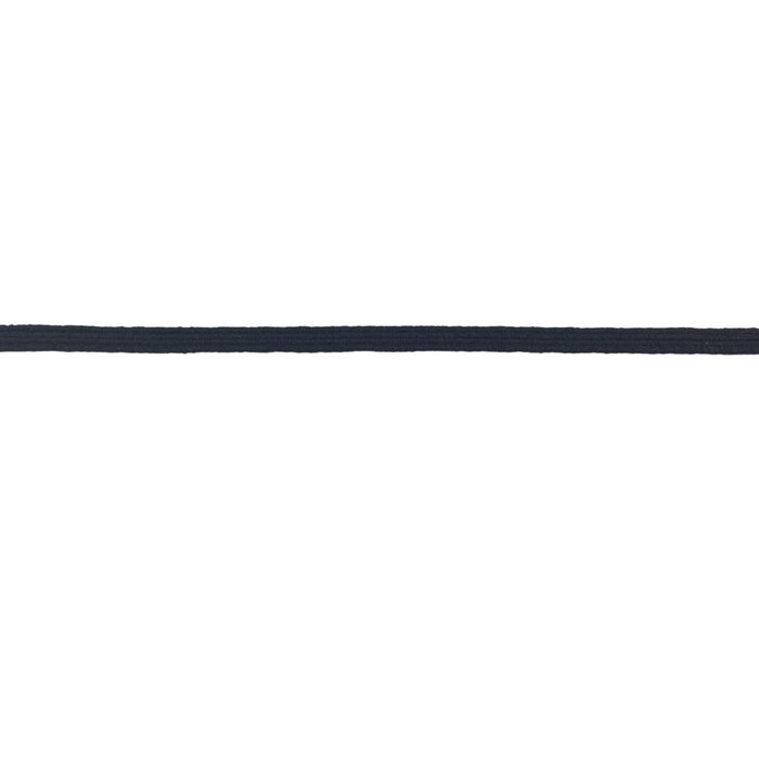 Uni-Trim - Braided Elastic - 3mm Wide - Black - Sewing Gem