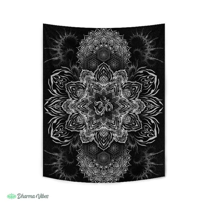 UNIVERSAL RESONANCE BW by YantrArt Design Tapestry