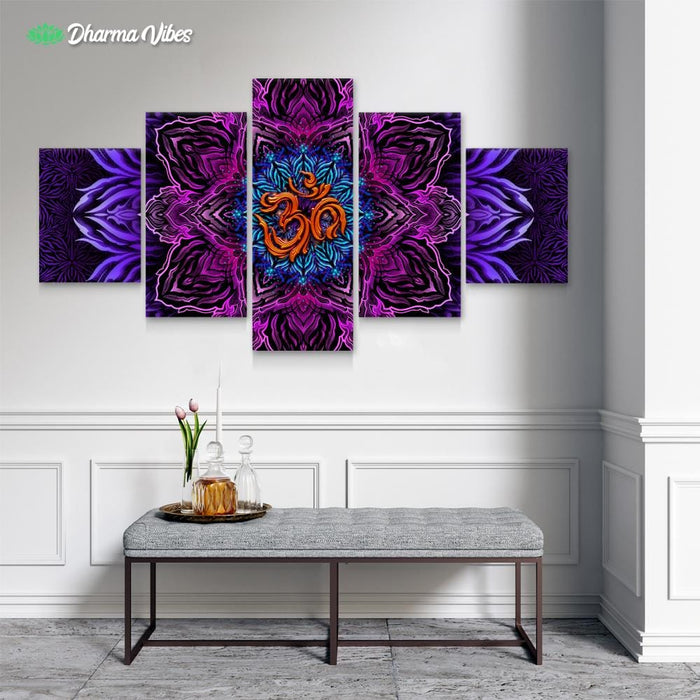 Universal Resonance by YantrArt 5-Piece Canvas