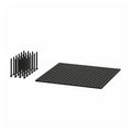 UPPDATERA Pegboard drawer organiser, Anthracite, 47.5x49.5cm