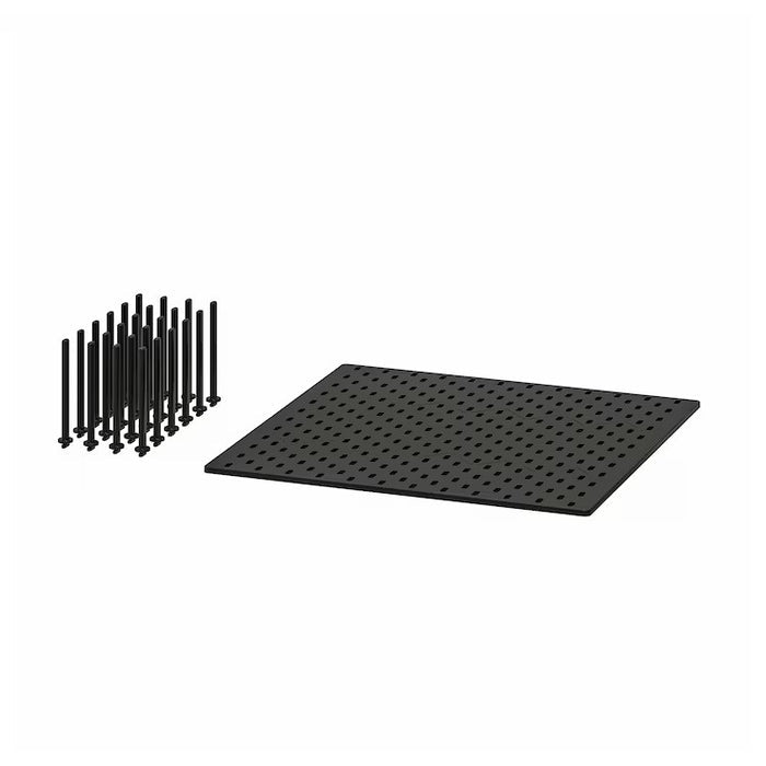 UPPDATERA Pegboard drawer organiser, Anthracite, 47.5x49.5cm