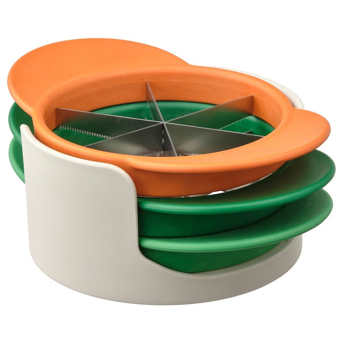 UPPFYLLD Fruit cutter, set of 4, Mixed colours
