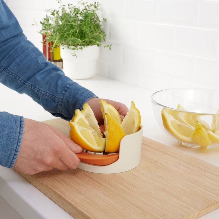 UPPFYLLD Fruit cutter, set of 4, Mixed colours