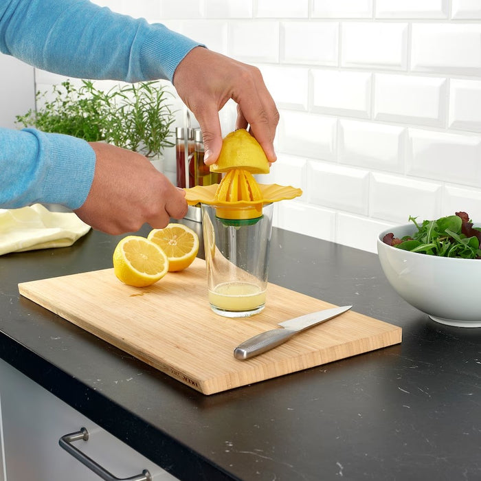 UPPFYLLD Lemon squeezer, bright yellow/bright green, 15cm