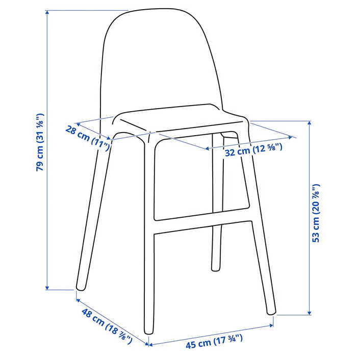 URBAN Junior chair, White