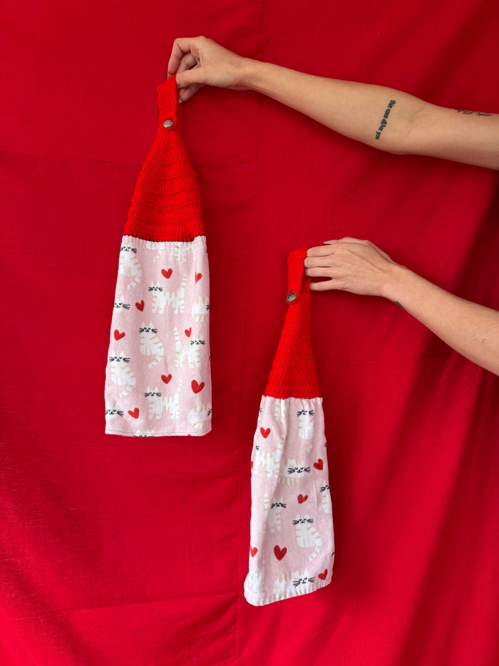 Valentine Pussycat Towel