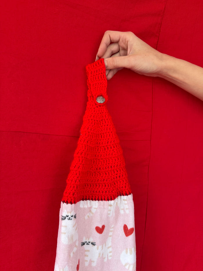 Valentine Pussycat Towel