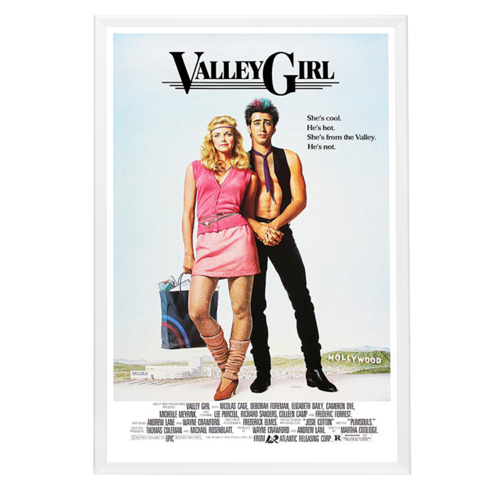 "Valley Girl" (1983) Framed Movie Poster