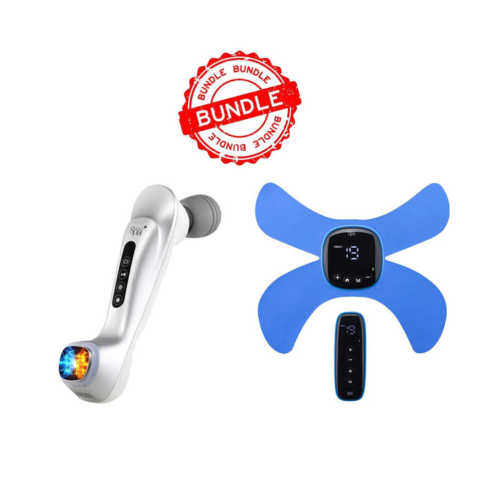 Two electronic devices  - Buy Now Hot & Cold Massager + EMS & Heat Massager