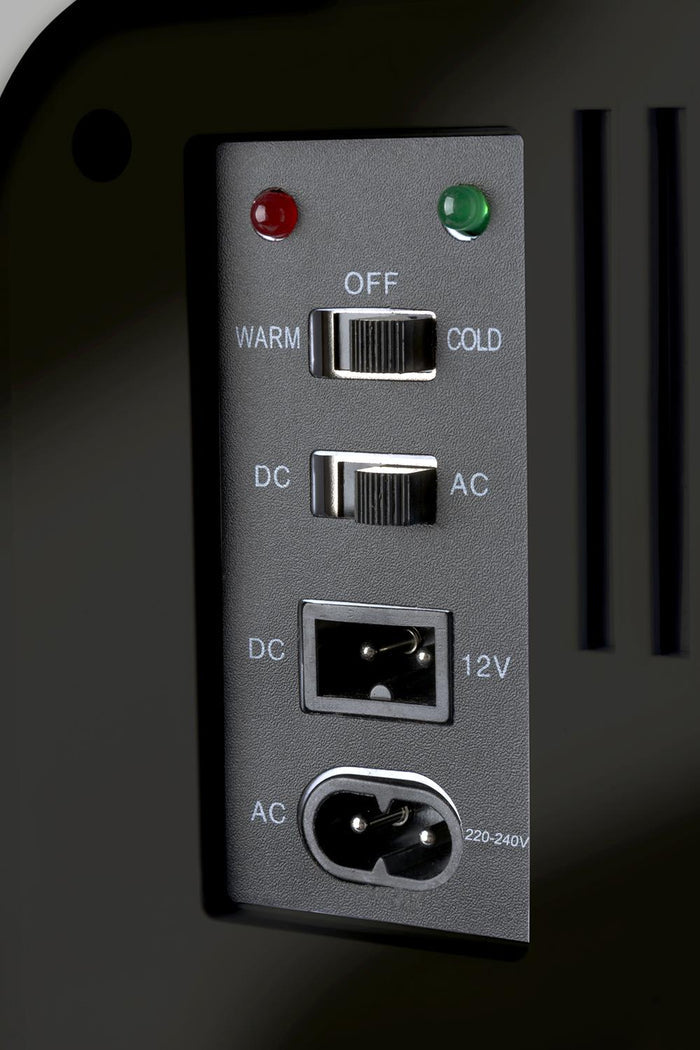 Control panel with switches and connectors  - Buy Now Cream & Dessert Maker + Black 15L Mini Fridge