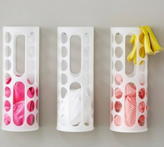 VARIERA Plastic bag dispenser, White