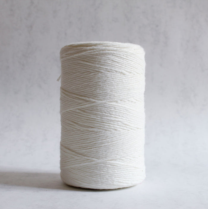 VEGAN WOOL - 2 MM - WHITE COLOR