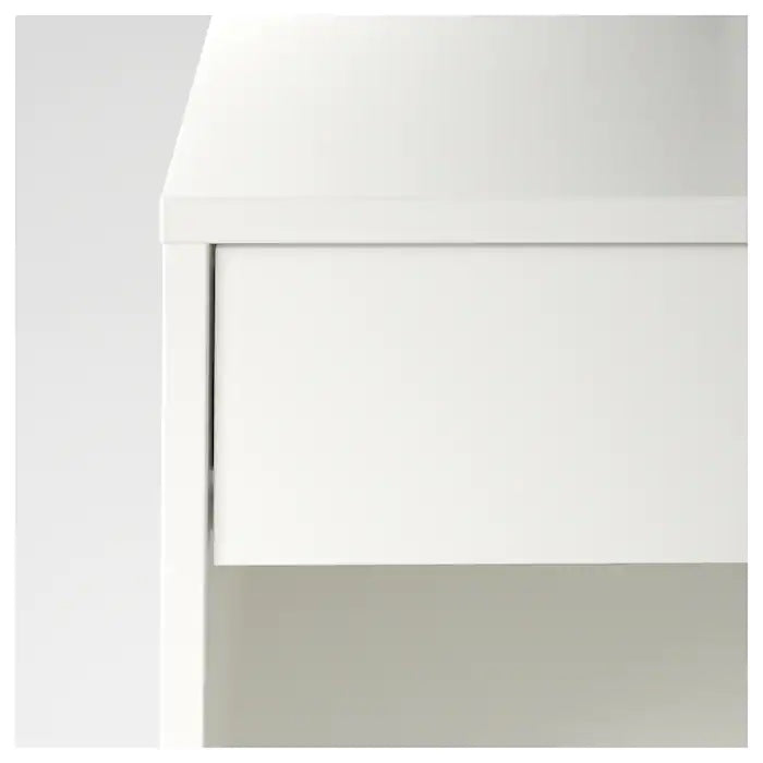 VIKHAMMER bedside table, 40x39cm, White