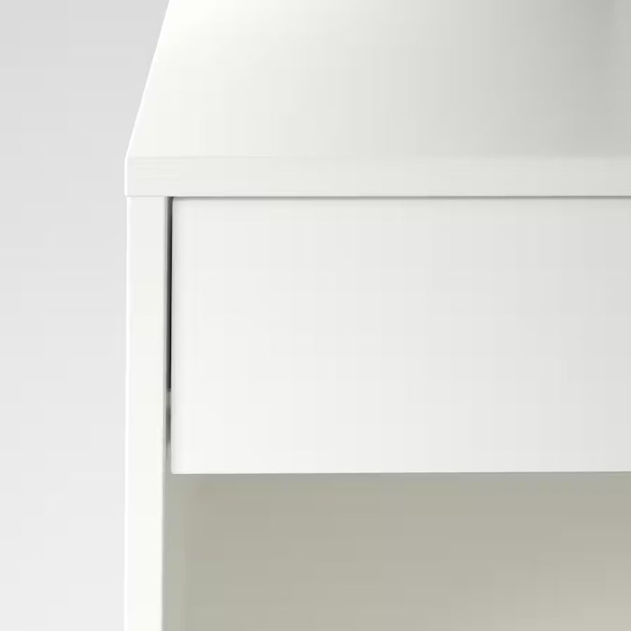 VIKHAMMER Bedside table, White, 60x39cm