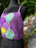 Violet Dreams - Knit Halter Top